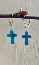 Load image into Gallery viewer, Bright Cross Earrings