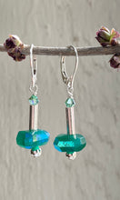 Load image into Gallery viewer, Stunning Green Aventurine Earrings