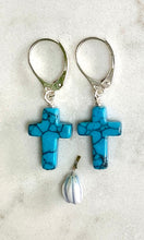 Load image into Gallery viewer, Bright Cross Earrings