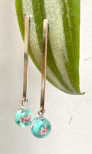 Load image into Gallery viewer, "Paper Weight" Rose Earrings