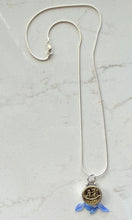 Load image into Gallery viewer, Boy on Boat Antique Picture Button Necklace