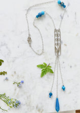 Load image into Gallery viewer, Aqua Blue Roots Necklace