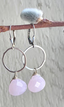 Load image into Gallery viewer, Pink Quartz Earrings