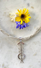 Load image into Gallery viewer, Folk Doodle on Layered Chains Necklace