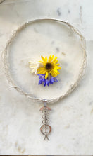 Load image into Gallery viewer, Folk Doodle on Layered Chains Necklace