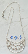 Load image into Gallery viewer, Layered Vines Crescent Necklace