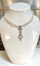 Load image into Gallery viewer, Folk Doodle on Layered Chains Necklace