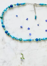 Load image into Gallery viewer, Mixed Stones Aqua Turquoise Necklace