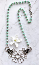 Load image into Gallery viewer, Amazonite Flower Necklace