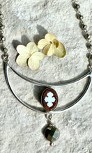 Load image into Gallery viewer, SALE/Inlaid Crescent Necklace