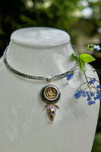 Load image into Gallery viewer, Antique Button Pendant Necklace
