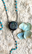 Load image into Gallery viewer, Cabin in the woods Lariat Necklace