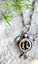 Load image into Gallery viewer, Pierrot and Pierrette Pyrite Necklace