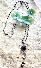 Load image into Gallery viewer, SALE/Antique button Necklace with shell and pearl