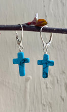 Load image into Gallery viewer, Bright Cross Earrings
