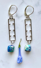 Load image into Gallery viewer, Dotted Lapis Earrings
