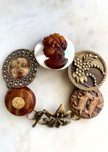 Load image into Gallery viewer, SALE/Cameo, Antique Buttons Bracelet
