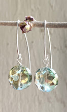 Load image into Gallery viewer, Soft Green Crystal Earrings
