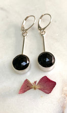 Load image into Gallery viewer, Contemporary Black Antique Button Earrings
