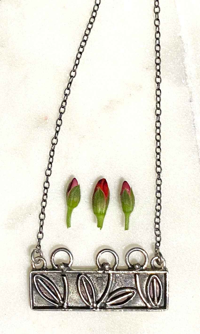 Flower Box Necklace
