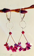 Load image into Gallery viewer, Garnet Gemstone Earrings
