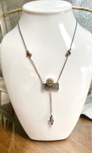 Flower Box Lariat #5 Necklace