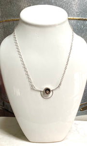 SALE/Deco Antique Button Necklace