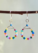 Load image into Gallery viewer, Gem Hoop Earrings
