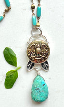 Load image into Gallery viewer, Owl Victorian Button Necklace

