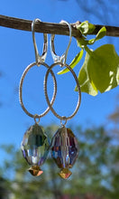 Load image into Gallery viewer, Crystal Earrings with Gold
