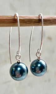 Peacock Pearl Earrings