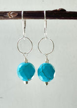 Load image into Gallery viewer, Turquoise Magnisite Earrings
