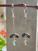Load image into Gallery viewer, Sky Leaf Earrings
