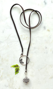Leather Wrap Necklace