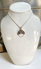 Load image into Gallery viewer, Antique Button Leaf Necklace
