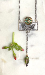 Flower Box Lariat #5 Necklace