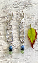 Load image into Gallery viewer, Dotted Rectangle Earrings
