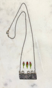 Flower Box Necklace