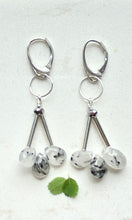 Load image into Gallery viewer, Ruitilated Quarts Earrings
