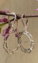 Load image into Gallery viewer, Fun Flower Hoop Earrings
