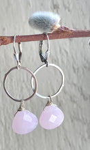 Load image into Gallery viewer, Pink Quartz Earrings
