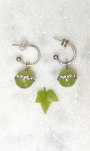 Load image into Gallery viewer, Inlayed Jade Earrings
