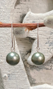 Soft Green "Pearl" Earrings