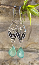 Load image into Gallery viewer, Chalcedony Tulips Earrings
