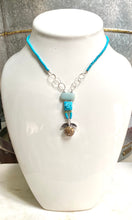 Load image into Gallery viewer, Water Lily Antique Button Necklace
