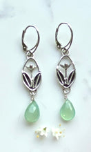 Load image into Gallery viewer, Chalcedony Tulips Earrings
