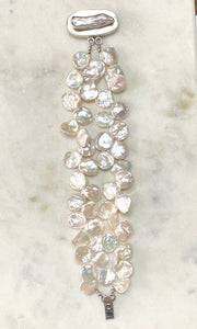 Stunning Keshi Pearl Bracelet