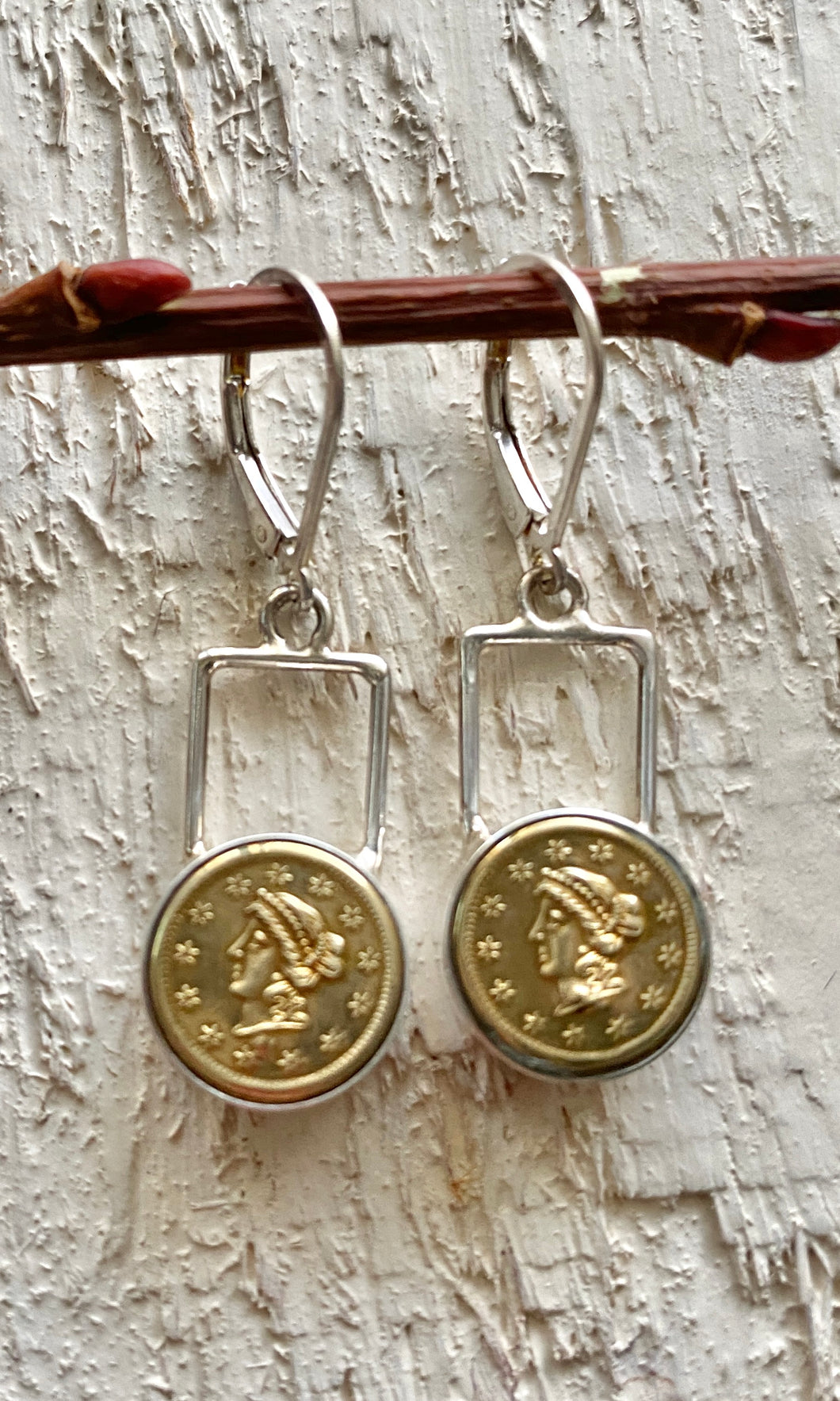 Roman coin Earrings