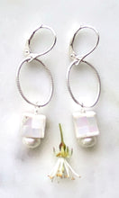 Load image into Gallery viewer, Mosaic and Pearls Earrings

