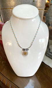 Enamel and Turquoise Necklace